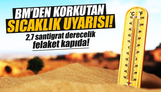 BM'den korkutan sıcaklık uyarısı!