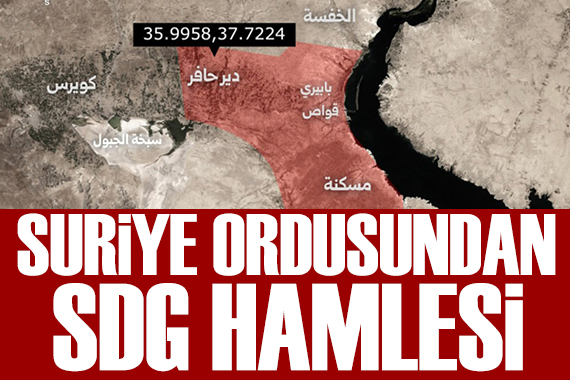 SDG'nin işgalindeki bölge askeri alan ilan edildi