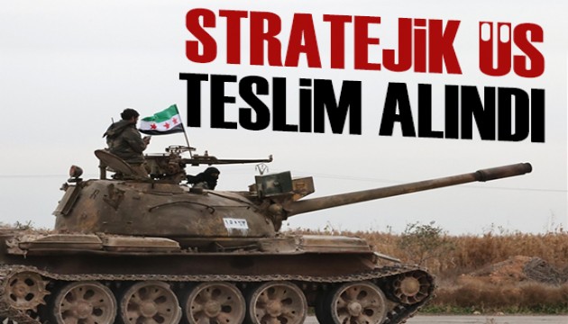 Suriye hükümeti stratejik üssü teslim aldı