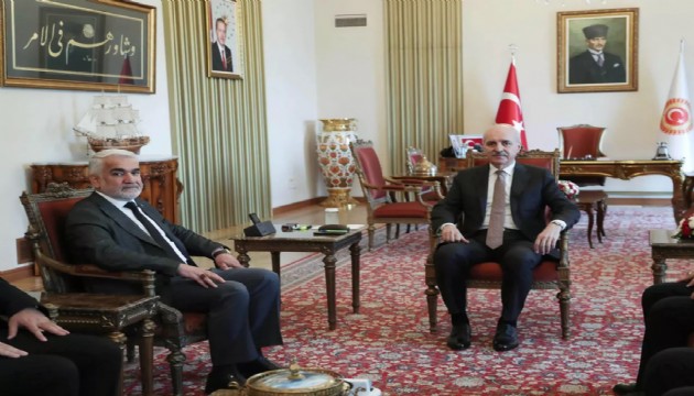 Meclis Başkanı Kurtulmuş'a ziyaret