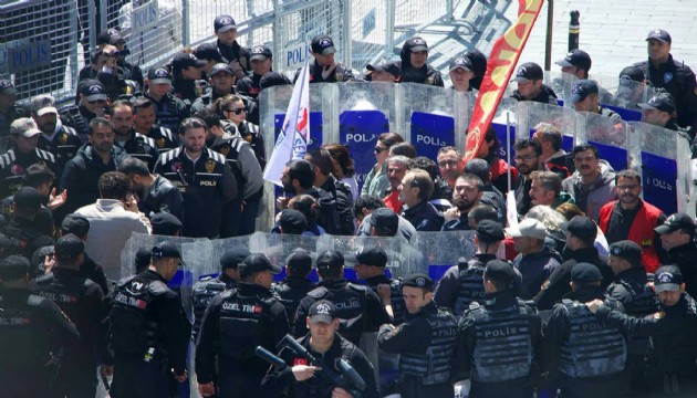Taksim'de 1 Mayıs anmasına müdahale