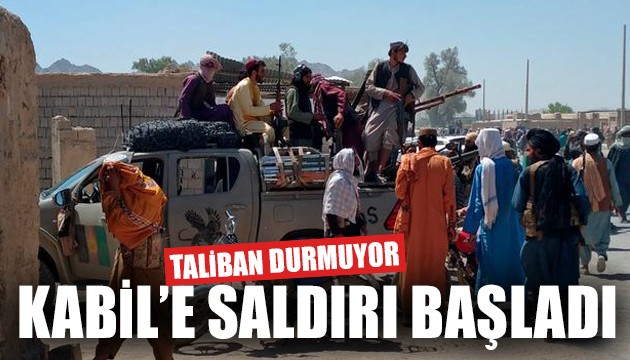 Taliban Kabil'e saldırmaya başladı