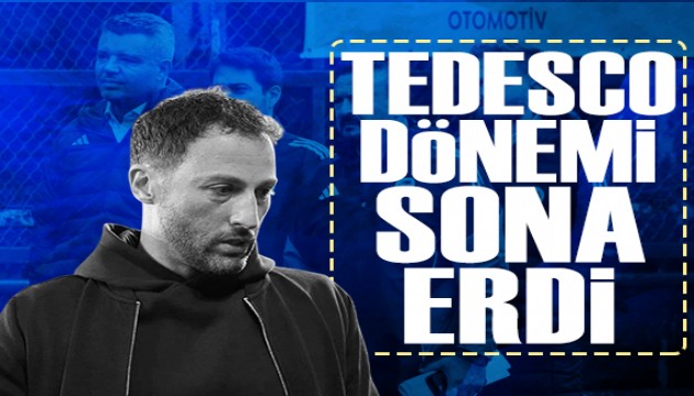 Fenerbahçe'de Domenico Tedesco dönemi sona erdi