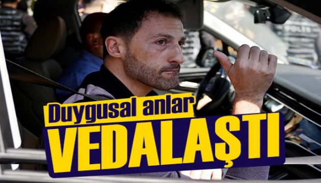 Tedesco futbolcularla vedalaştı