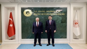 Mansur Yavaş'tan Bakan Kurum'a ziyaret