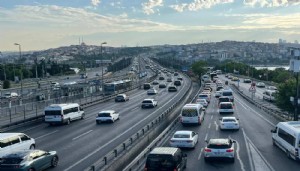 Bayram sonrası trafik yoğunluğu