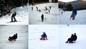 Ilgaz'da kızak sezonu başladı