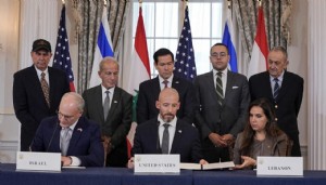 Lübnan ile İsrail imzaları attı