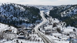 Karaman'da köyler kara büründü