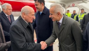MHP lideri Bahçeli uçak korkusunu yendi