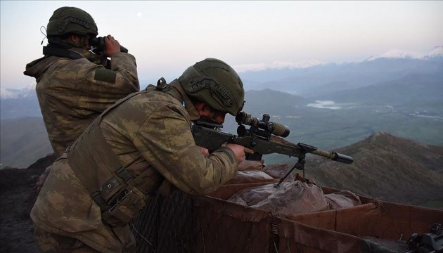 Kuzey Irak'ta 9 PKK'lı terörist öldürüldü