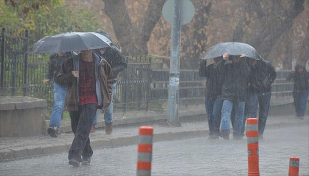 Muğla ve Antalya için kuvvetli yağış alarmı