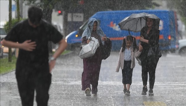 Meteoroloji'den kuvvetli sağanak uyarısı