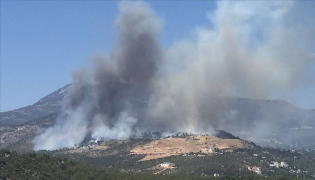 Antalya'da orman yangını