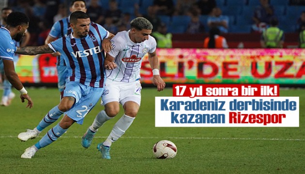 Trabzonspor, sahasında Rizespor'a yenildi! 17 yıl sonra bir ilk...