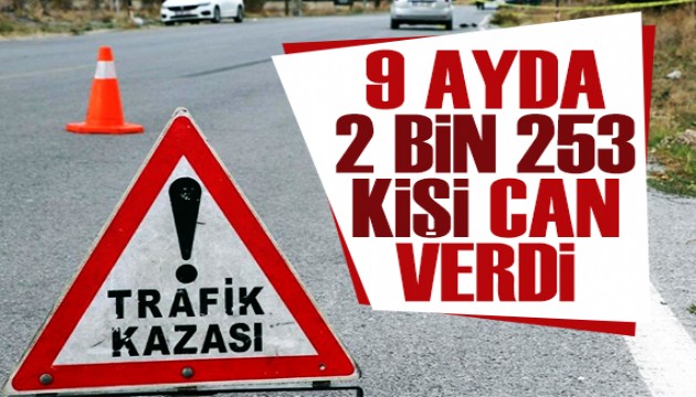 Emniyet açıkladı: Trafik kazalarında 2 bin 253 kişi hayatını kaybetti