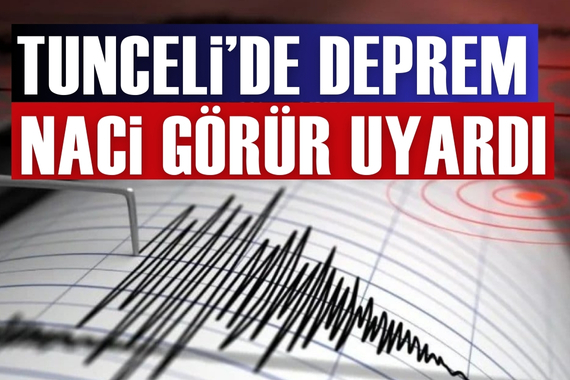 Tunceli'de deprem