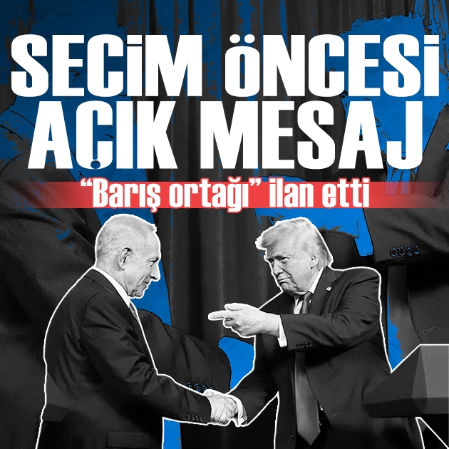 Trump seçim öncesi desteğini resmen açıkladı
