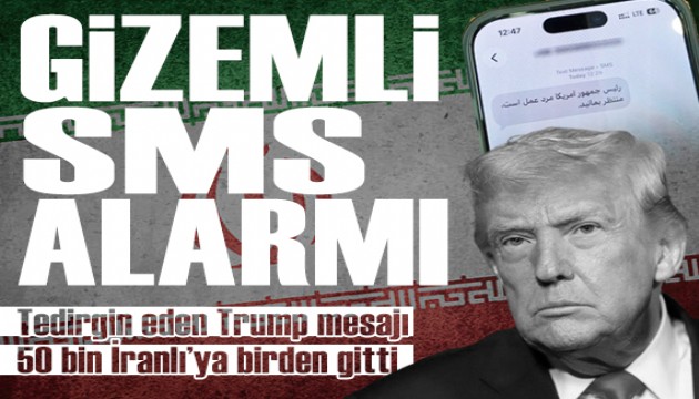 İran’da gizemli SMS alarmı: Tedirgin eden Trump mesajı 50 bin kişiye birden ulaştı