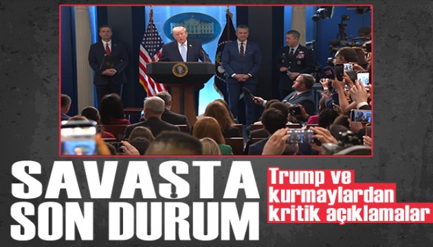 Trump ve kurmaylarından İran operasyonu açıklamaları