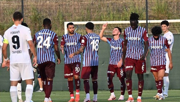 Trabzonspor kampı galibiyetle kapattı