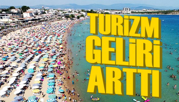 Turizm geliri artışına devam etti
