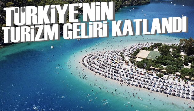 Türkiye’nin turizm geliri katlandı