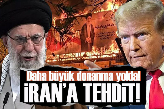 Trump’tan İran’a tehdit!  Venezuela’ya giden filodan daha büyük donanma yolda