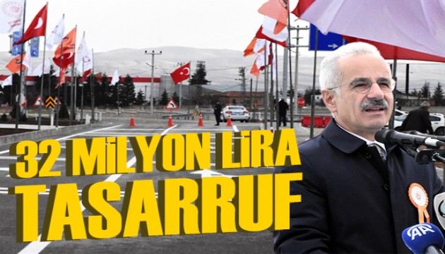 Bakan Uraloğlu: 32 milyon lira tasarruf sağlanacak
