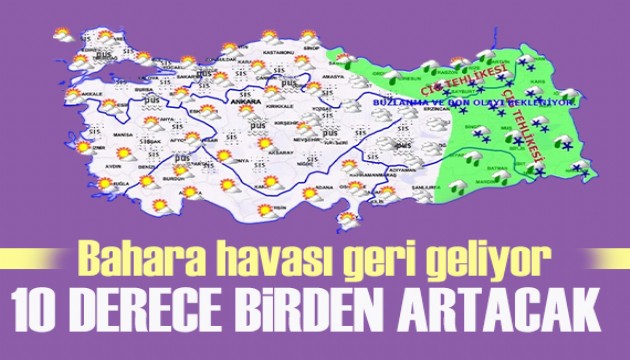 Soğuklar gidiyor, bahar havası geri geliyor!