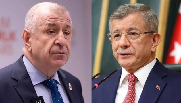 Ümit Özdağ'la Ahmet Davutoğlu arasında kavga