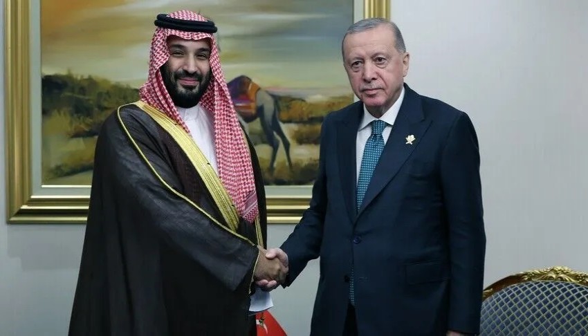 Erdoğan, Prens Selman'la görüştü