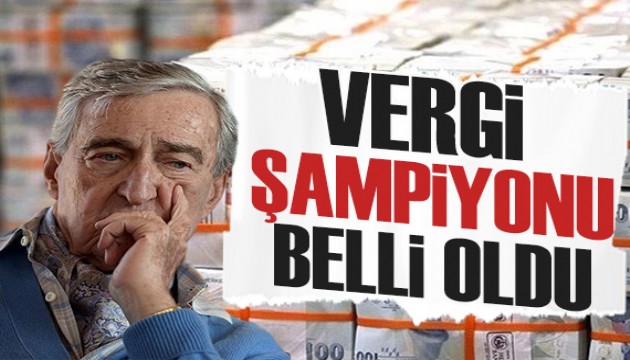 Gelir vergisi şampiyonu belli oldu