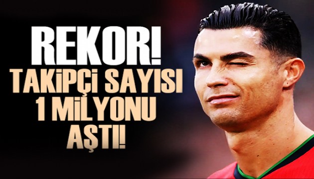 Ronaldo'nun takipçi sayısı 1 milyarı aştı!