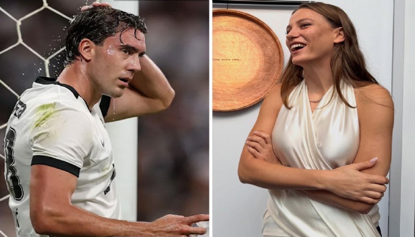 Dusan Vlahovic, Serenay Sarıkaya'yı beğendi! Stalk yaparken yakalandı