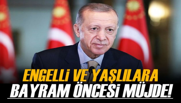 Cumhurbaşkanı Erdoğan'dan bayram öncesi maaş müjdesi!