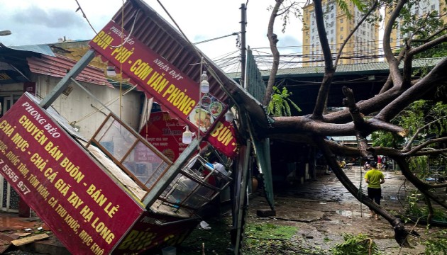 Vietnam'da Yagi Tayfunu nedeniyle ölenlerin sayısı 14'e çıktı