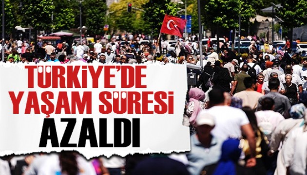 Türkiye'de yaşam süresi azaldı: Kadınlar erkeklerden fazla yaşıyor...