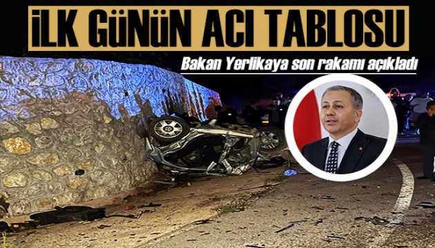 Bakan Yerlikaya açıkladı: Kurban Bayramı tatilinde acı bilanço