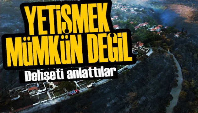 İzmir'deki yangının boyutu görüntülendi! Ciğerlerimiz küle döndü