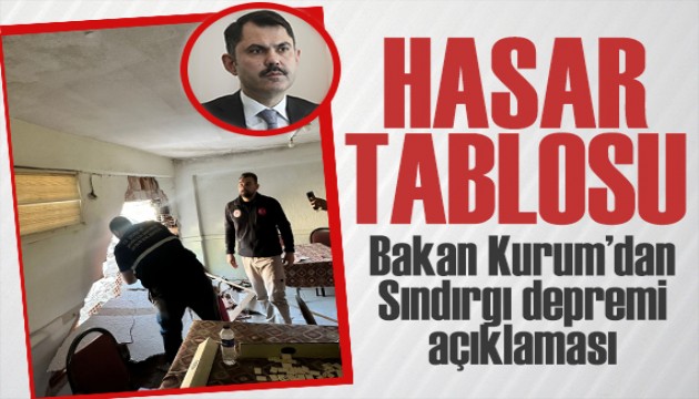 Bakan Kurum'dan Sındırgı paylaşımı: Ne gerekiyorsa yapacağız