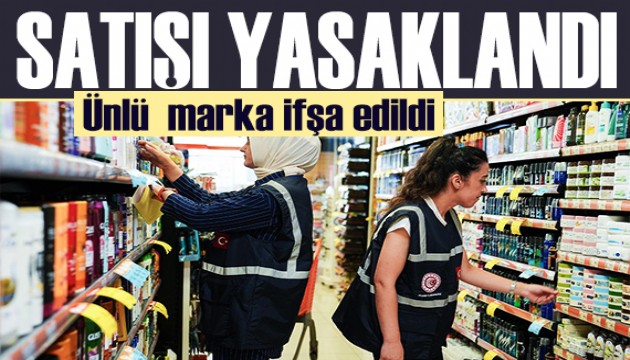 Bakanlık duyurdu: O ürün toplatılıyor