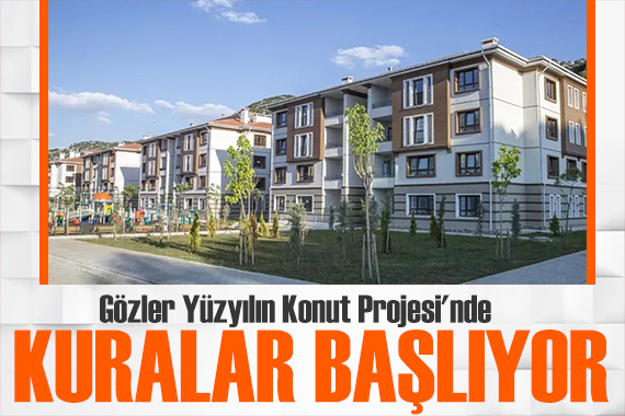 Konut projesinde sona gelindi! Gözler kura çekimlerinde