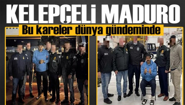 Kelepçeli Maduro! Bu kareler dünya gündeminde