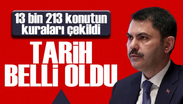 Bakan Kurum duyurdu: İlk evler 2027'de teslim edilecek