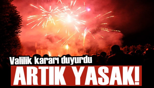 İstanbul Valiliği'nden havai fişek kararı: Satışı yasaklandı!