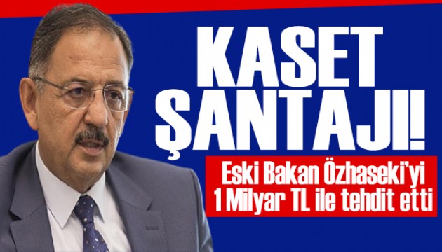 Mehmet Özhaseki şikayetçi oldu: Yapay zeka tehdidiyle 1 milyar TL'lik şantaj iddiası!