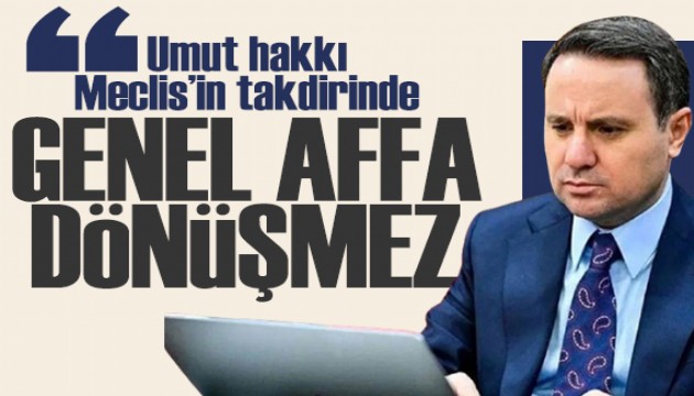 Bakan Gürlek'ten umut hakkı açıklaması: Düzenleme TBMM'nin takdirinde
