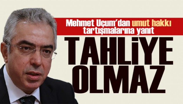 Mehmet Uçum'dan umut hakkı mesajı: Öcalan'a yönelik bir tahliye imkanı değil