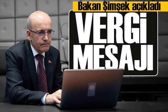 Bakan Şimşek'ten vergi açıklaması: Çalışmalarımız sürüyor